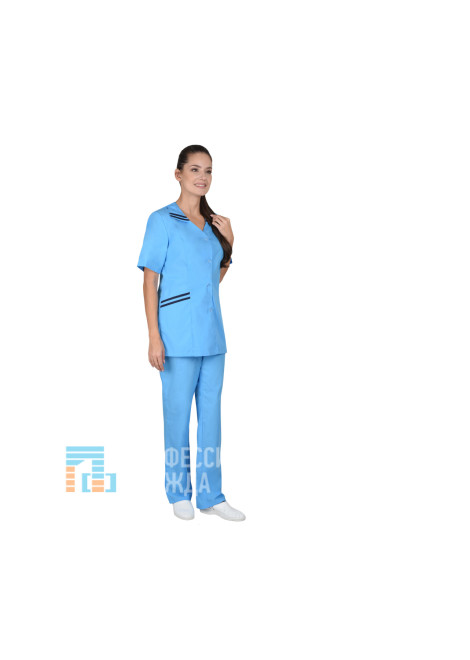Костюм Женева, голубой