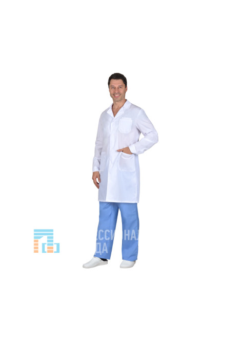 Халат Главврач мужской белый