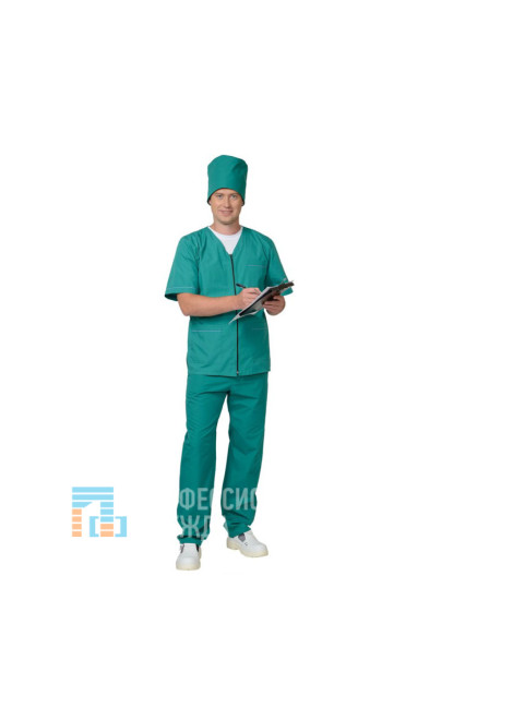 Костюм хирурга универсальный на молнии