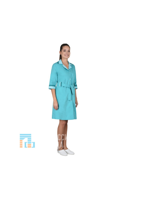 Халат Флора, бирюзовый Халат Флора, бирюзовый