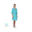 Халат Флора, бирюзовый