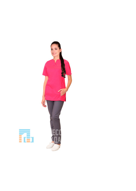 Костюм Валерия, фуксия и серый Костюм Валерия, фуксия и серый