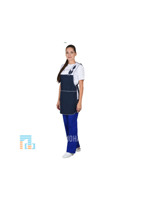 Фартук-сарафан Весна, синий